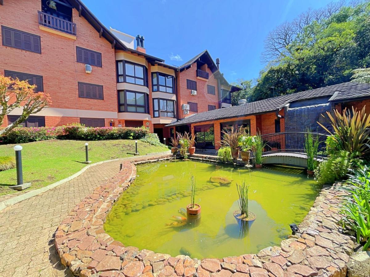 Aconchegante Apto 3 Dorm. Com Piscina Aquecida 格拉玛多 外观 照片